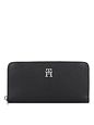 Tommy Hilfiger TH Emblem Geldbörse 19 cm - black Tommy Hilfiger TH Emblem Geldbörse 19 cm