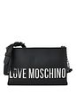 Love Moschino Crossbody taske 21 cm - nero-silber Love Moschino Crossbody taske 21 cm