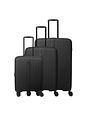 Travelite Air Stripe 4-pyöräinen Matkalaukkusetti 3-osainen Laajennettava - black Travelite Air Stripe 4-pyöräinen Matkalaukkusetti 3-osainen Laajennettava