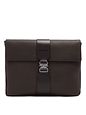 Piquadro Materia Bolso hombre Piel natural 22 cm - dark brown Piquadro Materia Bolso hombre Piel natural 22 cm