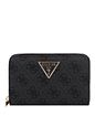 Guess Laurel II Lompakko 14.5 cm - coal logo Guess Laurel II Lompakko 14.5 cm