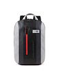 Piquadro Urban-rygsæk i læder 39 cm med rum til bærbar computer - grey-black Piquadro Urban-rygsæk i læder 39 cm med rum til bærbar computer