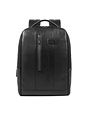 Piquadro Městský batoh kožený 41 cm přihrádka na notebook