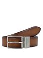 Lloyd Men's Belts Cinturón Piel natural - cognac-schwarz Lloyd Men's Belts Cinturón Piel natural