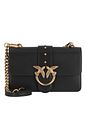 PINKO Love One Bolsa de hombro Piel natural 21 cm - nero-antique gold PINKO Love One Bolsa de hombro Piel natural 21 cm