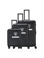 Travelite travelite x NFL 4-pyöräinen Matkalaukkusetti 3-osainen Laajennettava - las vegas raiders Travelite travelite x NFL 4-pyöräinen Matkalaukkusetti 3-osainen Laajennettava