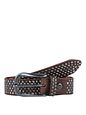b.belt Bælte i læder med nitter