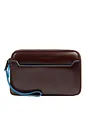 Piquadro Blue Square Clutch pung Læder 21 cm - mahogany Piquadro Blue Square Clutch pung Læder 21 cm