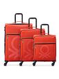 Delsey Paris x United Colors of Benetton Colour Block 4-hjuls kuffertsæt 3 stk.