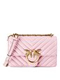 PINKO Love One Skuldertaske Læder 21 cm