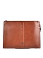 Piquadro Victor Pochette uomo Vera Pelle 30 cm - tobacco Piquadro Victor Pochette uomo Vera Pelle 30 cm