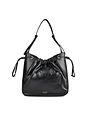 Guess Helene Borsa a spalla Vera Pelle 29 cm - black Guess Helene Borsa a spalla Vera Pelle 29 cm