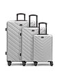Redolz Essentials 07 3-SET 4 kolečka Sada kufrů 3-dílný