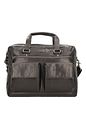 Spikes & Sparrow Kožená aktovka 41 cm s přihrádkou na notebook