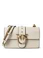 PINKO Love One Crossbody-laukku Nahka 21 cm - bianco seta-antique gold PINKO Love One Crossbody-laukku Nahka 21 cm