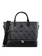 Guess Berta Shopper taske 41 cm Laptoprum - coal logo Guess Berta Shopper taske 41 cm Laptoprum