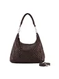 FredsBruder Calm Weave Bolsa de hombro Piel natural 38 cm - dark chocolate FredsBruder Calm Weave Bolsa de hombro Piel natural 38 cm