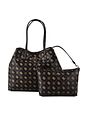 Guess Emelie Shopper taske 40 cm - espresso logo Guess Emelie Shopper taske 40 cm