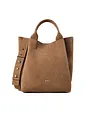 abro Essential Håndtaske M Læder 30 cm - cappuccino abro Essential Håndtaske M Læder 30 cm