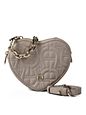 AIGNER Fashion Bolsa banderola Mini Bag Piel natural 14 cm - alpaca beige AIGNER Fashion Bolsa banderola Mini Bag Piel natural 14 cm