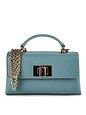 Furla 1927 Mini Bag håndtaske Læder 18 cm - cloud blue Furla 1927 Mini Bag håndtaske Læder 18 cm