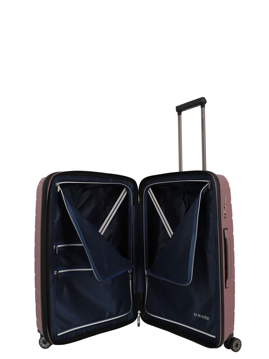 Travelite Air Base 4 ruedas Juego de maletas 3 piezas Con asa expansible