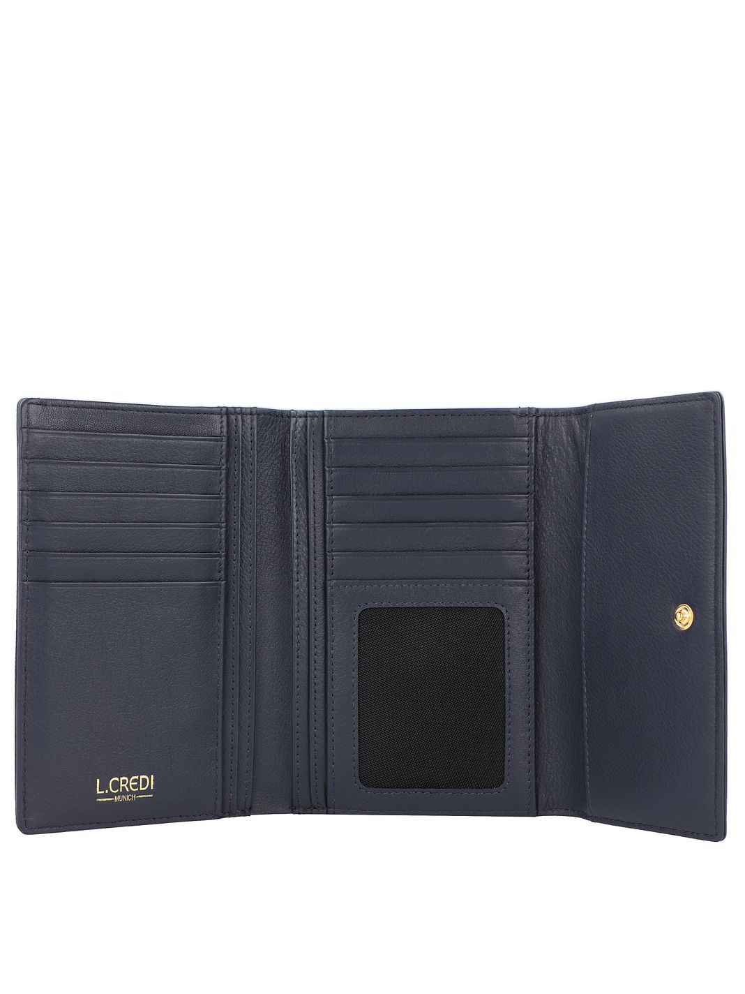L.CREDI Evelyn Portafoglio Protezione RFID Vera Pelle 14.5 cm L.CREDI Evelyn Portafoglio Protezione RFID Vera Pelle 14.5 cm