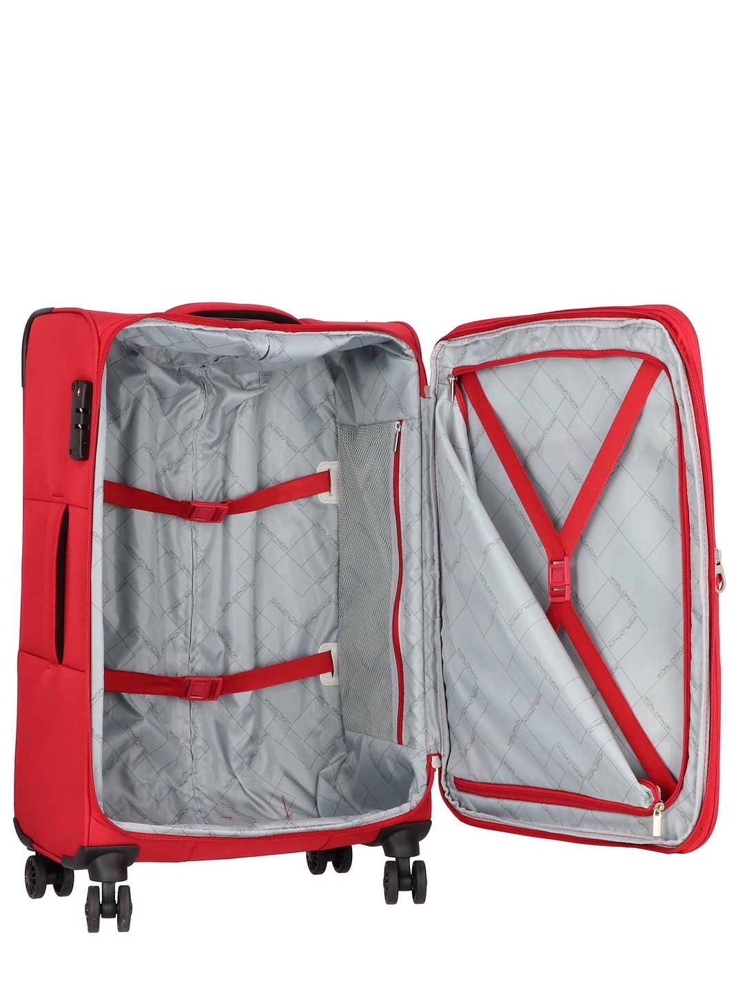 Worldpack Dublin 4 ruote Set di valigie 3 pezzi espandibile