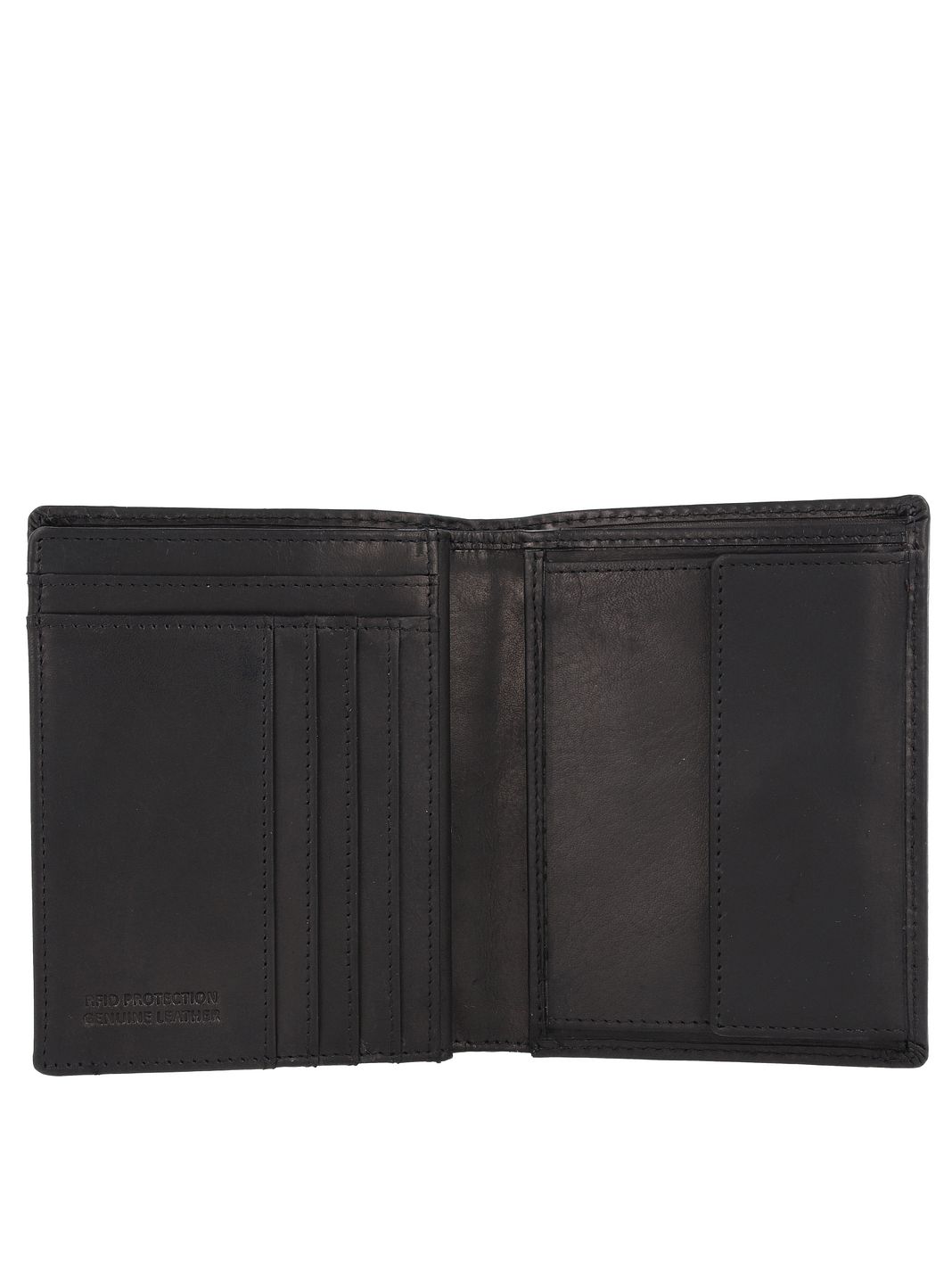 Greenburry Pure Black Pung RFID-beskyttelse Læder 12.5 cm Greenburry Pure Black Pung RFID-beskyttelse Læder 12.5 cm