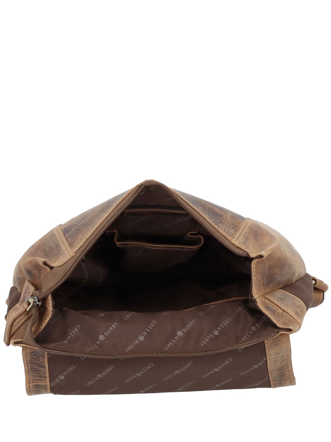 Greenburry Vintage Zaino da giorno Vera Pelle 40 cm Vano porta PC Greenburry Vintage Zaino da giorno Vera Pelle 40 cm Vano porta PC