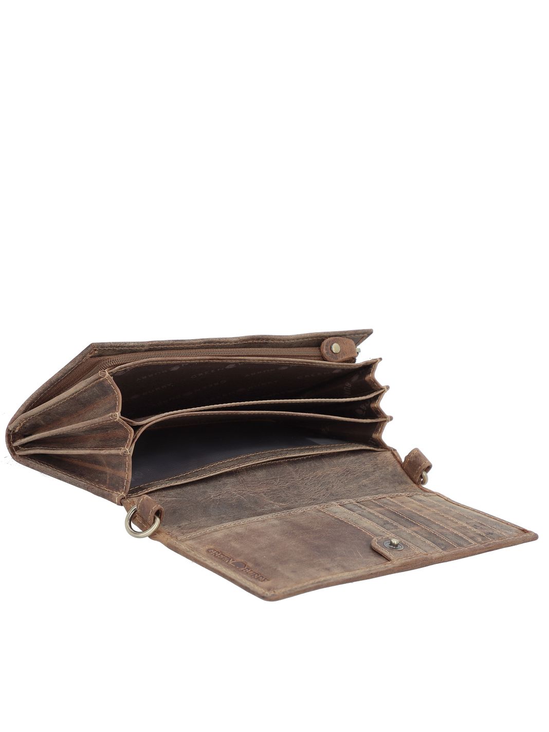Greenburry Vintage Pochette Protezione RFID Vera Pelle 20 cm