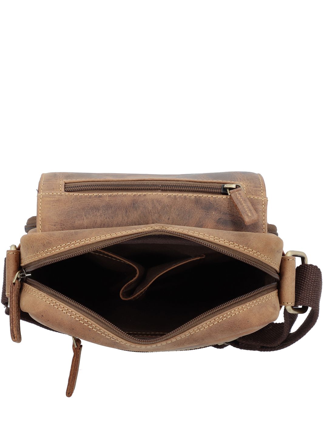 Greenburry Vintage Bolsa de hombro Piel natural 20 cm