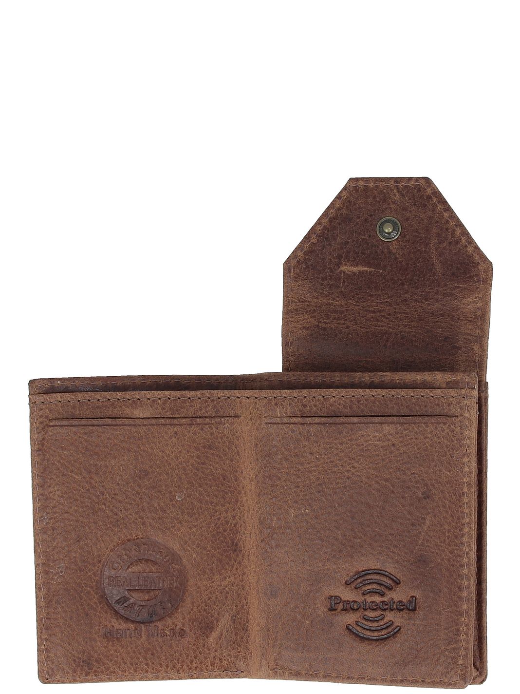 Greenland Nature Montana Portafoglio Protezione RFID Vera Pelle 9.5 cm Greenland Nature Montana Portafoglio Protezione RFID Vera Pelle 9.5 cm