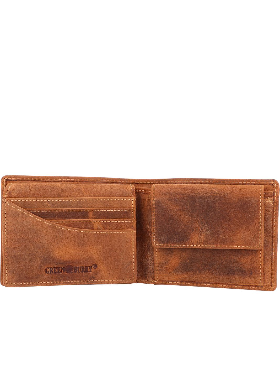 Greenburry Vintage Portafoglio Vera Pelle 12 cm