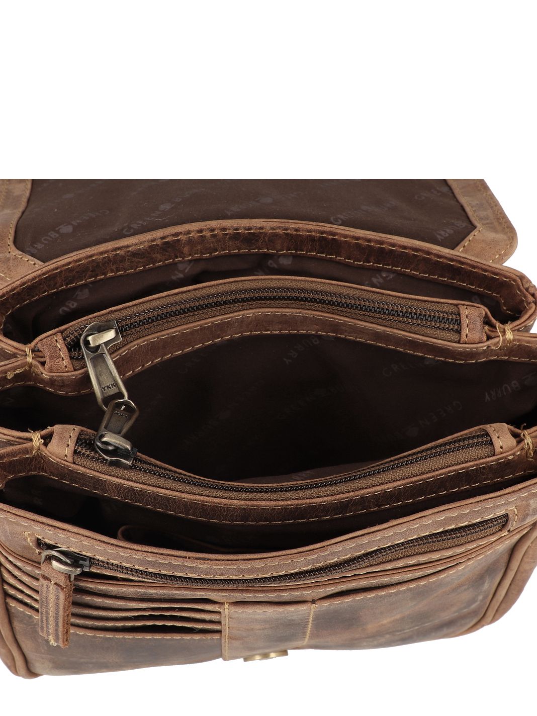 Greenburry Vintage Crossbody taske Læder 20 cm