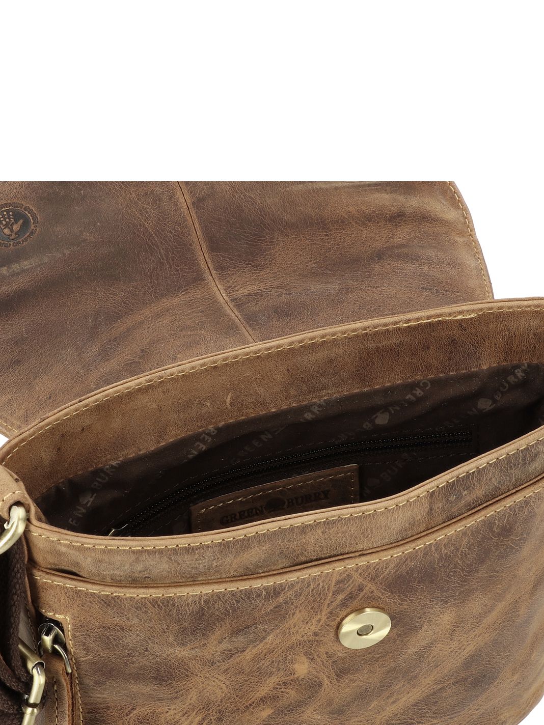 Greenburry Vintage Borsa a tracolla Vera Pelle 20 cm Greenburry Vintage Borsa a tracolla Vera Pelle 20 cm