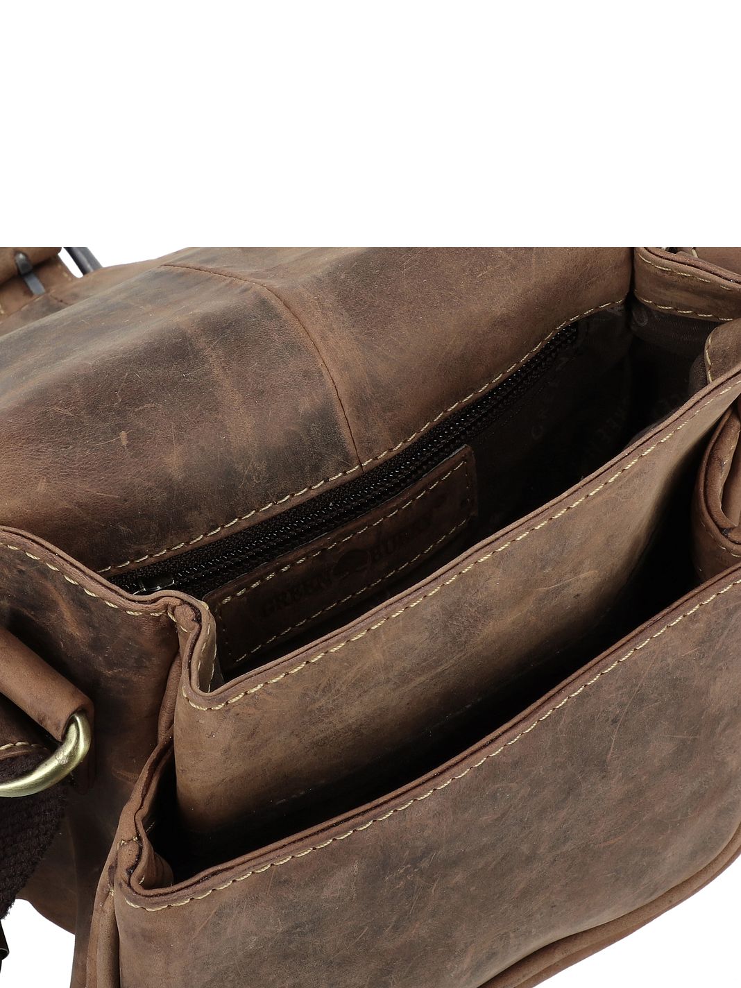 Greenburry Vintage Borsa a tracolla Vera Pelle 16 cm Greenburry Vintage Borsa a tracolla Vera Pelle 16 cm