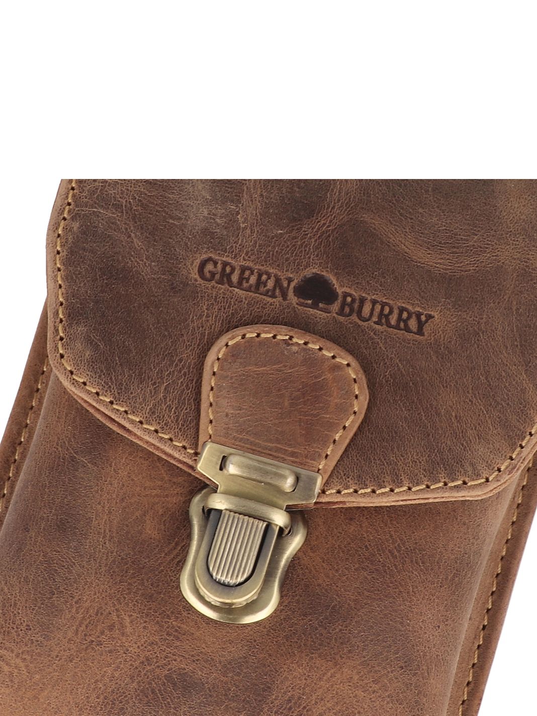 Greenburry Vintage Riñonera Piel natural 11 cm