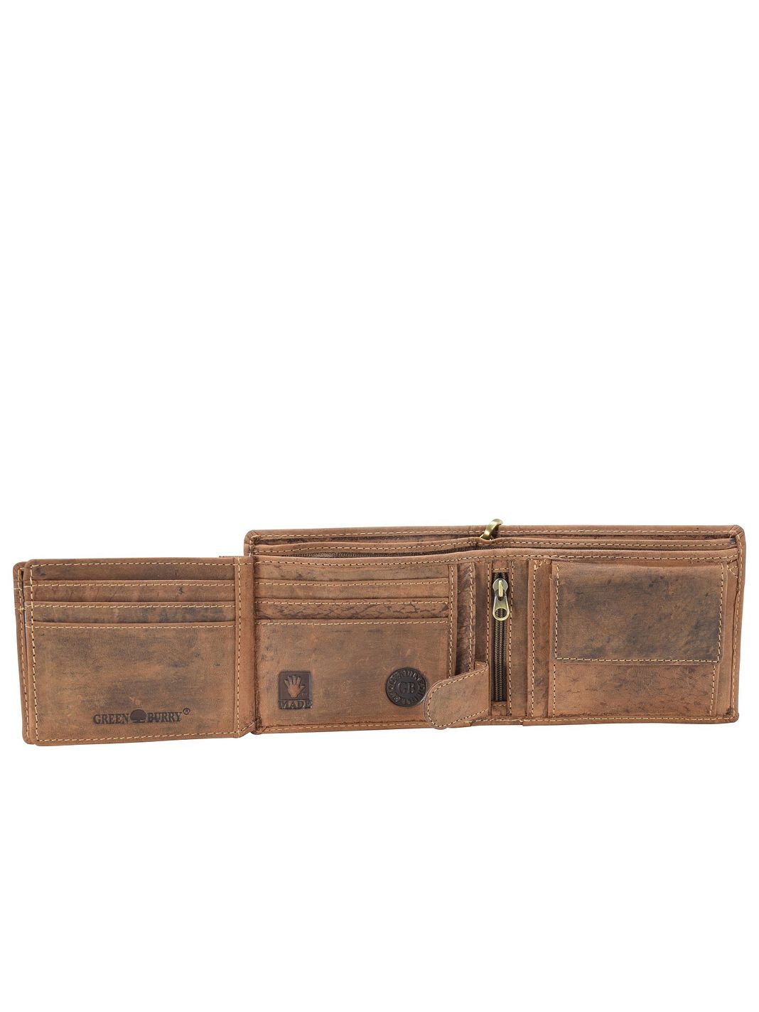 Greenburry Vintage Cartera Piel natural 12 cm Greenburry Vintage Cartera Piel natural 12 cm