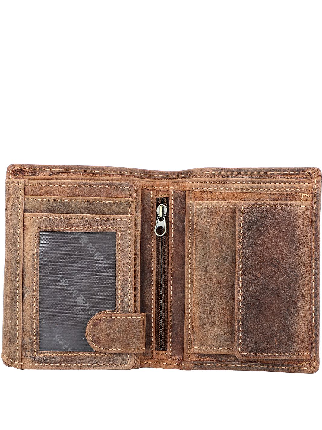 Greenburry Vintage Portafoglio Protezione RFID Vera Pelle 12.5 cm Greenburry Vintage Portafoglio Protezione RFID Vera Pelle 12.5 cm