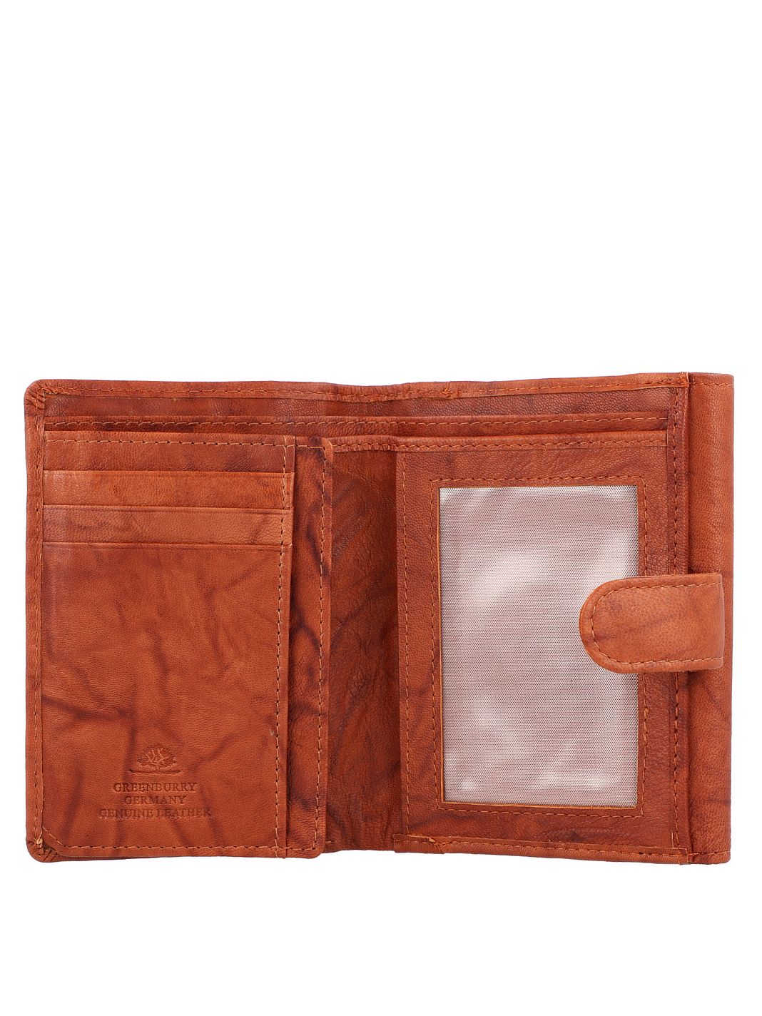 Greenburry Basic Portafoglio Protezione RFID Vera Pelle 13 cm Greenburry Basic Portafoglio Protezione RFID Vera Pelle 13 cm