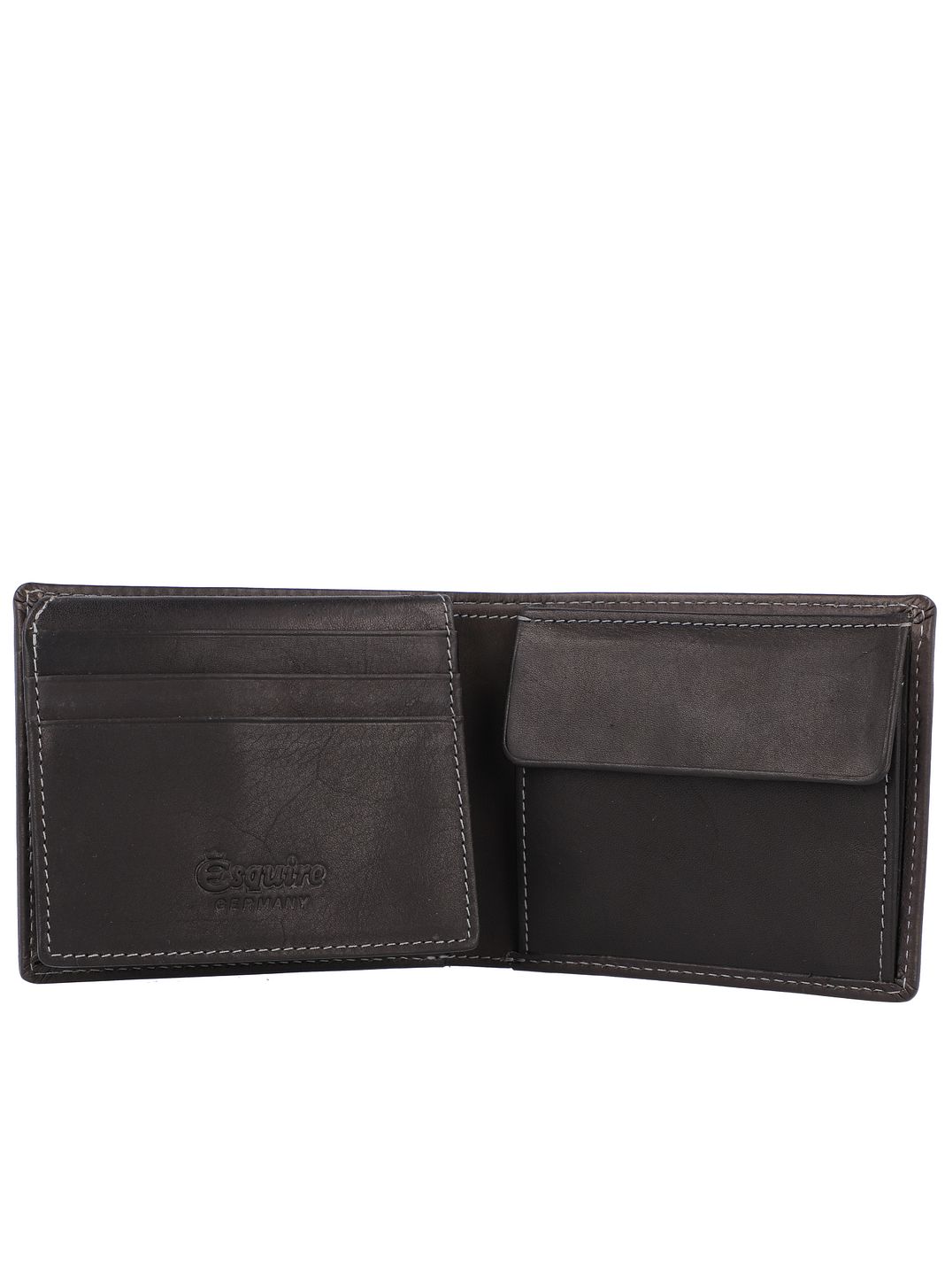 Esquire Dallas Portafoglio Protezione RFID Vera Pelle 10 cm