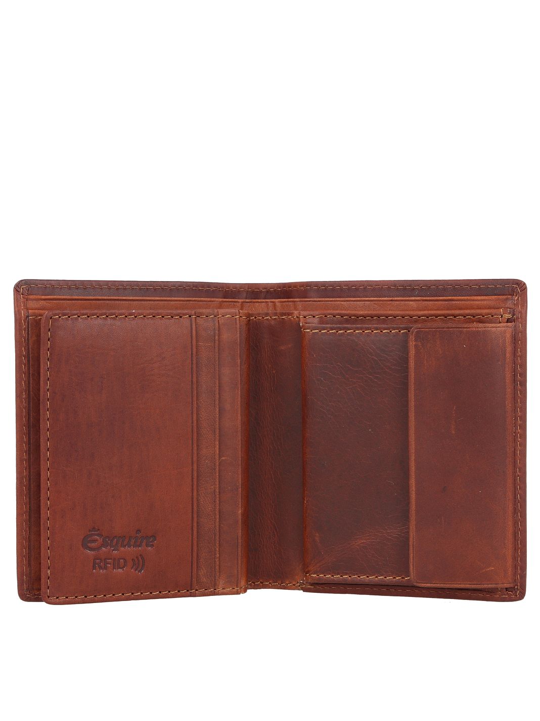 Esquire Dallas Portafoglio Protezione RFID Vera Pelle 10.5 cm