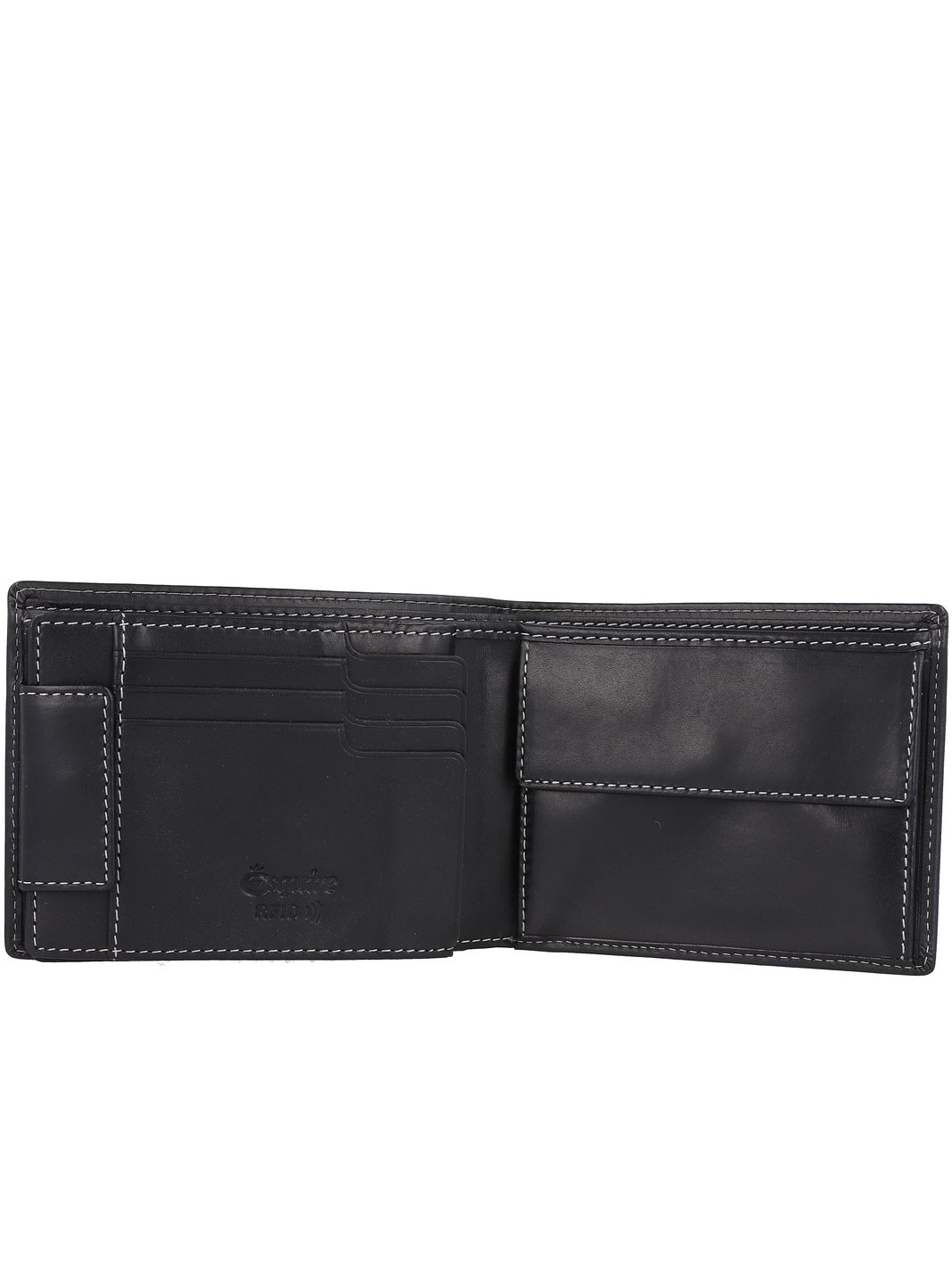 Esquire Dallas Portafoglio Protezione RFID Vera Pelle 13.5 cm