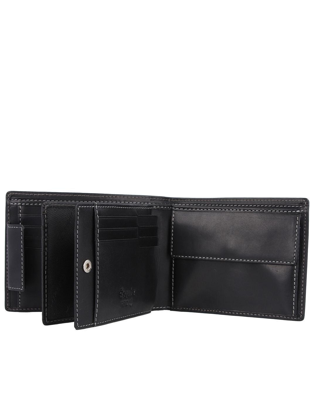 Esquire Dallas Portafoglio Protezione RFID Vera Pelle 13.5 cm