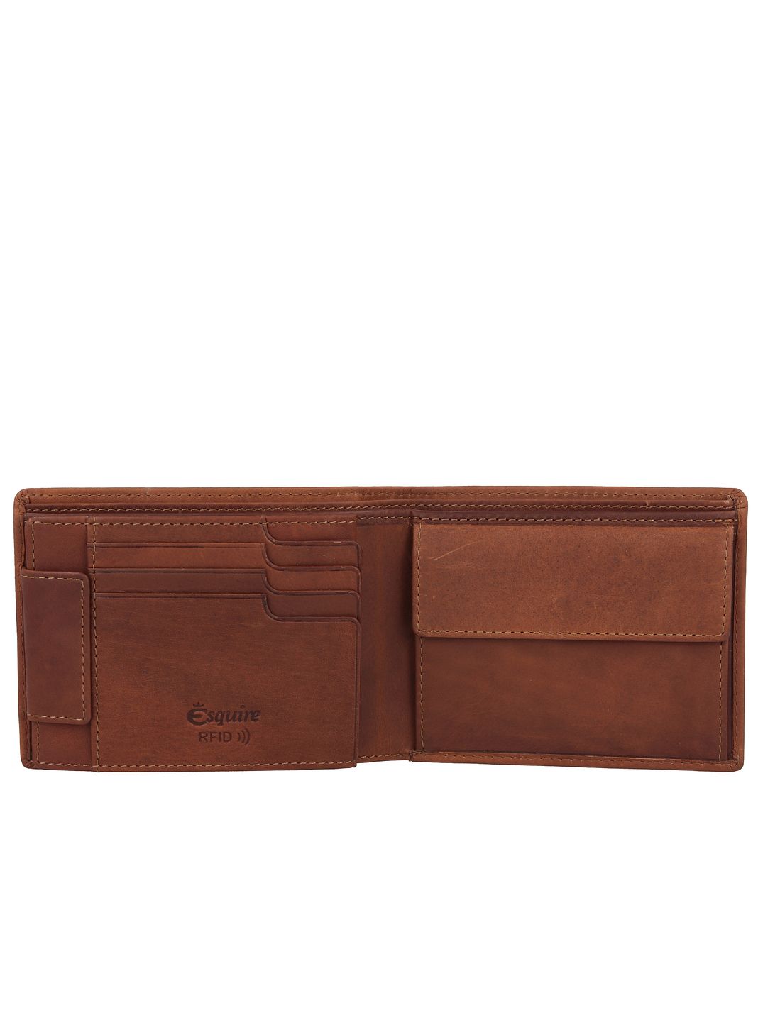 Esquire Dallas Portafoglio Protezione RFID Vera Pelle 13.5 cm