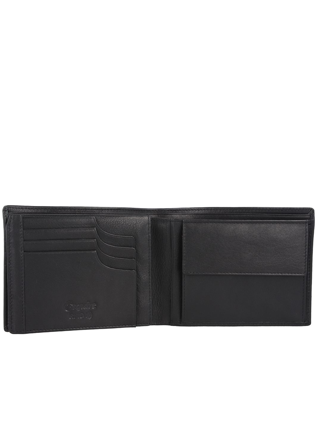 Esquire Frankfurt Portafoglio Protezione RFID Vera Pelle 12.5 cm