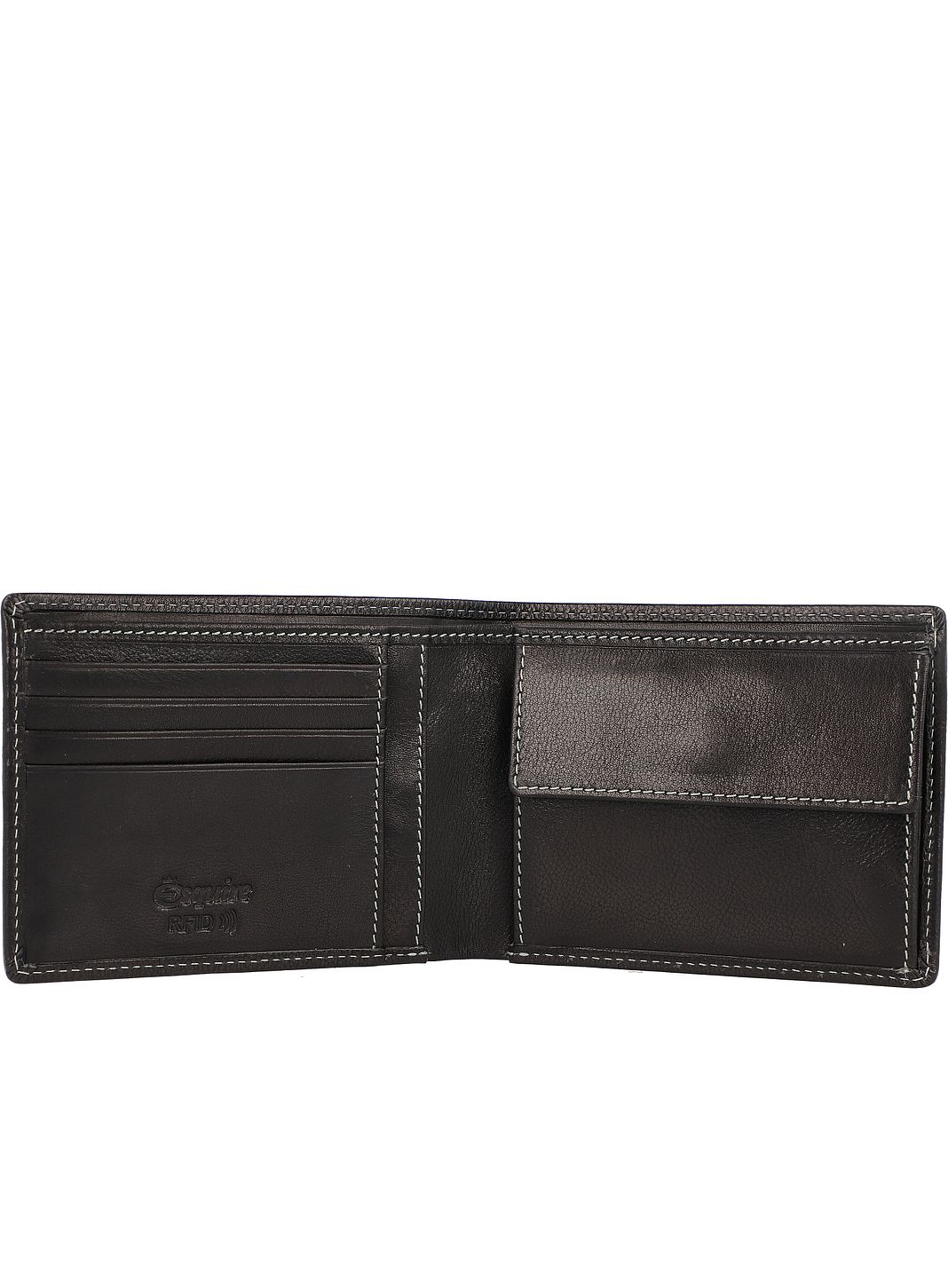 Esquire Denver Portafoglio Protezione RFID Vera Pelle 12 cm Esquire Denver Portafoglio Protezione RFID Vera Pelle 12 cm