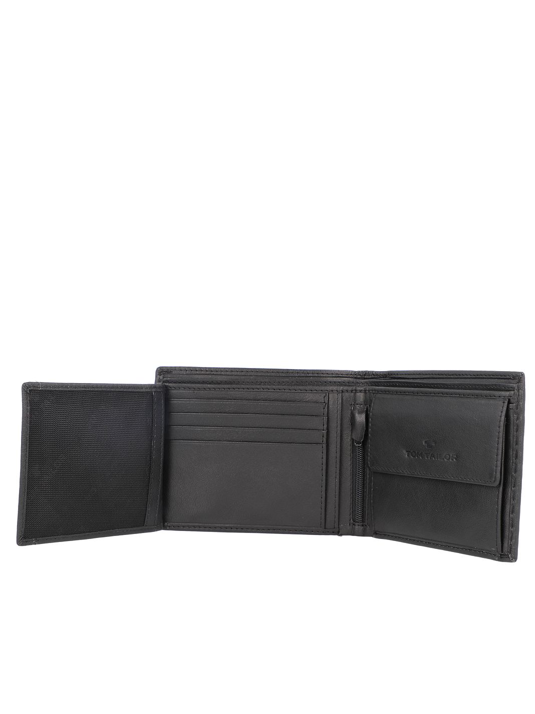 Tom Tailor Kai Portafoglio Protezione RFID Vera Pelle 12 cm Tom Tailor Kai Portafoglio Protezione RFID Vera Pelle 12 cm