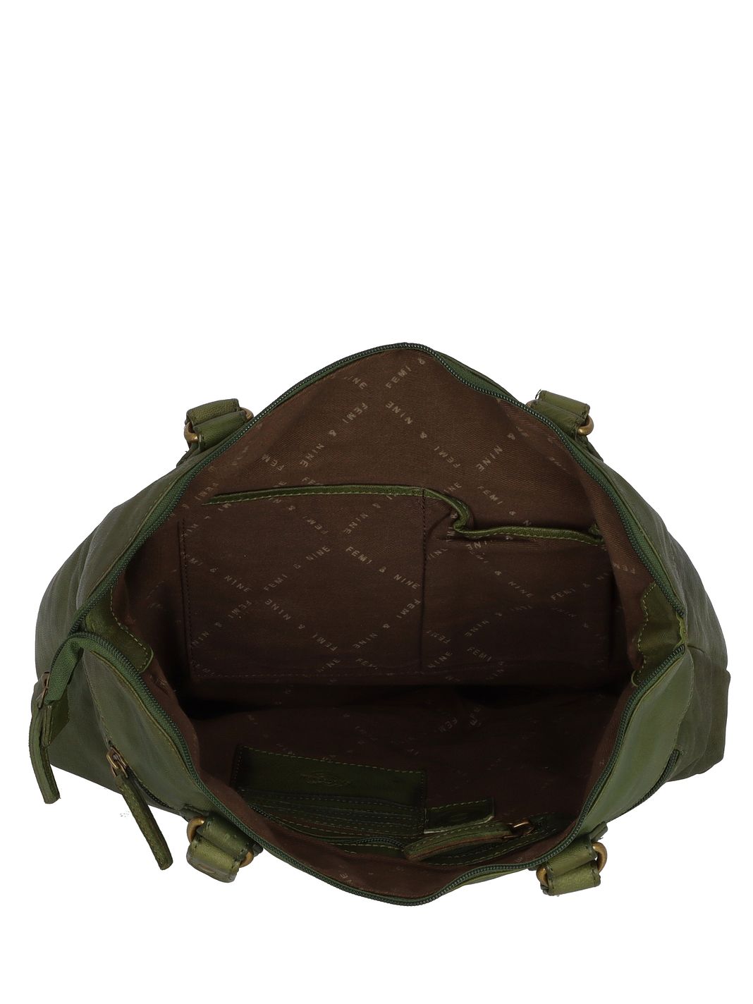 Greenland Nature Femi & Nine Borsa a spalla Vera Pelle 35 cm Greenland Nature Femi & Nine Borsa a spalla Vera Pelle 35 cm
